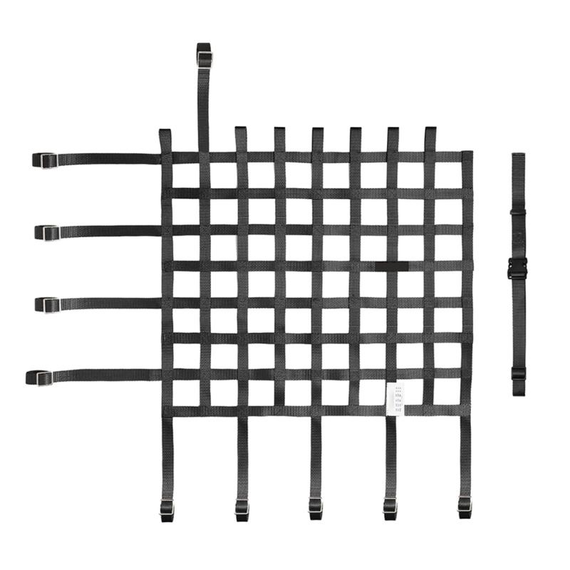 1PC Window Net Race Car Window Net Mounting Kit Ribbon Style 24Hx24W / 20Hx24W / 18Hx24W Car Accessories Black/Red/Blue