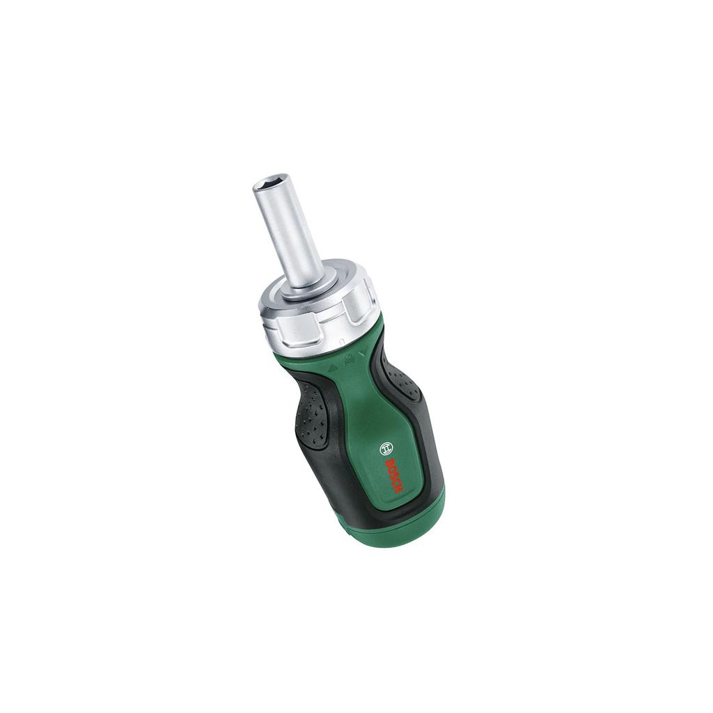 Stubby ratchet driver with 6 bits