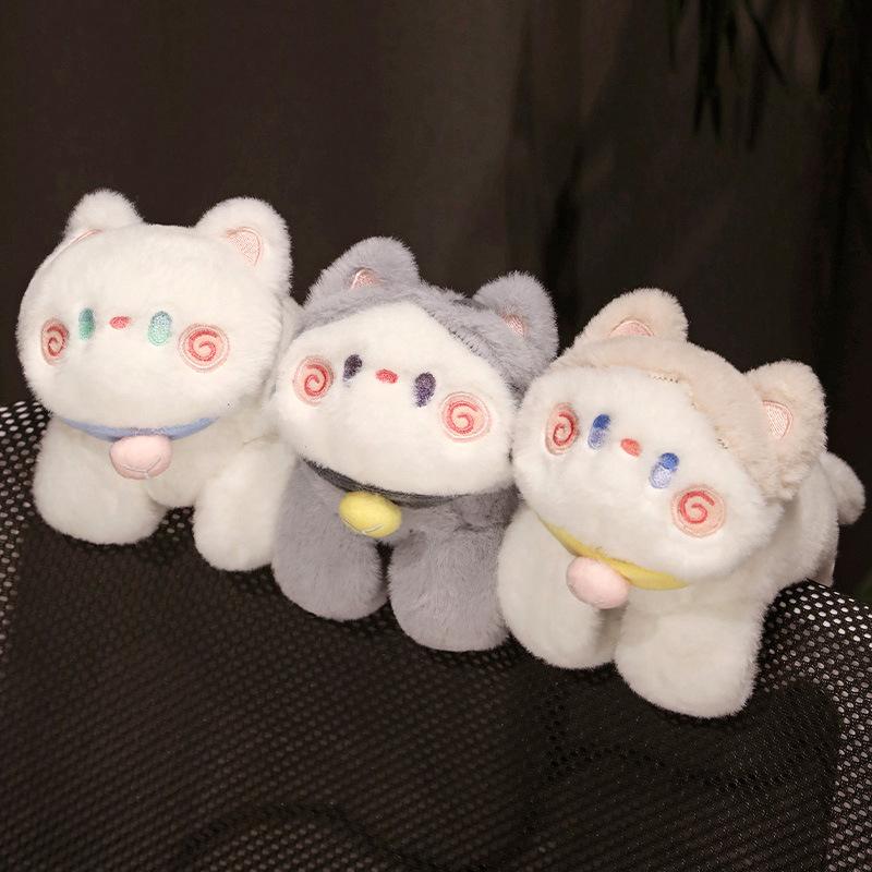 Cute Cat Snapping Hand Ring Doll Plush Toy Doll Girl Rag Doll Children'S Wrist Small Pendant Gift