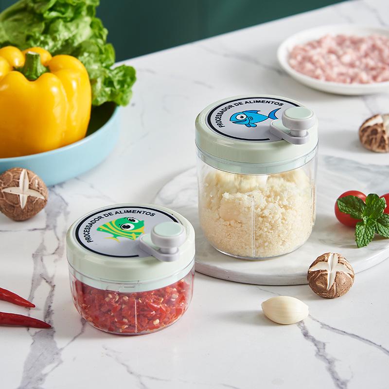 Compact Garlic Masher, Mincer, and Chopper