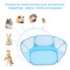 Portable Folding Pet Fence Small Dog Cat Animal Cage Game Playground Fences for Hamster Chinchillas and Guinea- Pigs