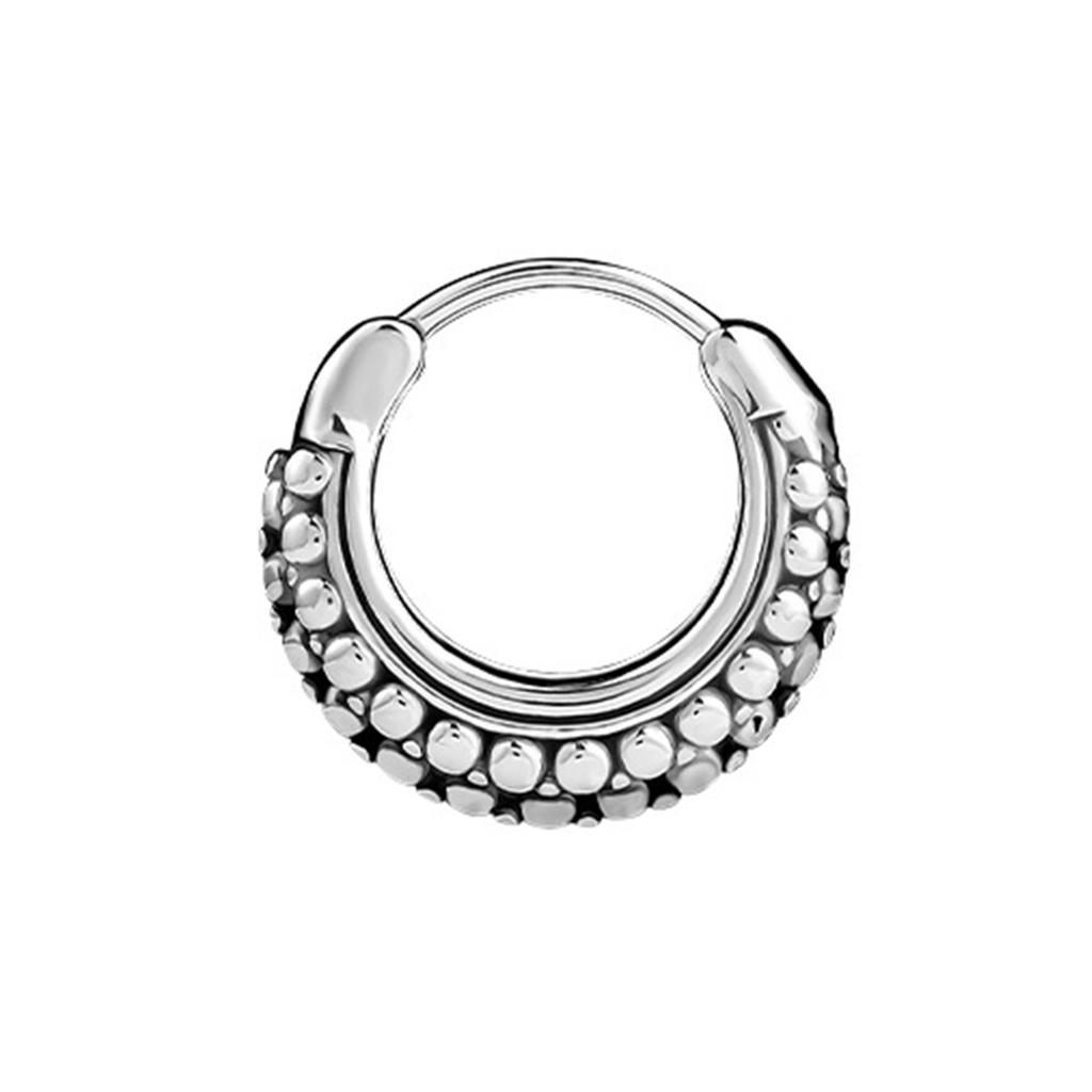 Vnox Retro Triangle Hoop Earrings for Men Dad Husband Boyfriend, Stainless Steel New Gothic Geometric Ear Gifts Jewelry