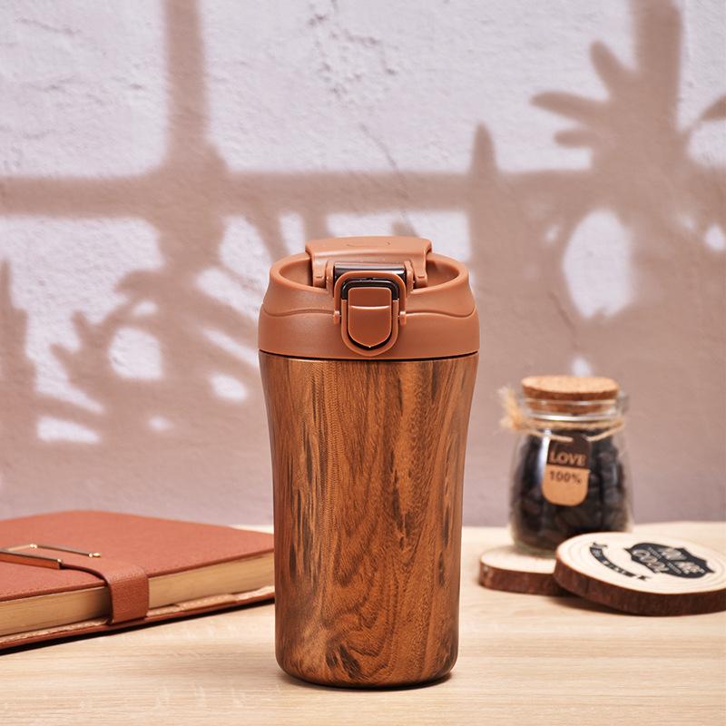 Marmor-Korn 304 Edelstahl Thermobecher Für Kaffee Vakuumisolierte Flasche Thermosbecher Für Auto Büro