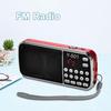 FM Radio LED Flashlight Audio Music Players Speaker Digital Support TF Card USB AUX Portable High Sensitivity Digital Speaker