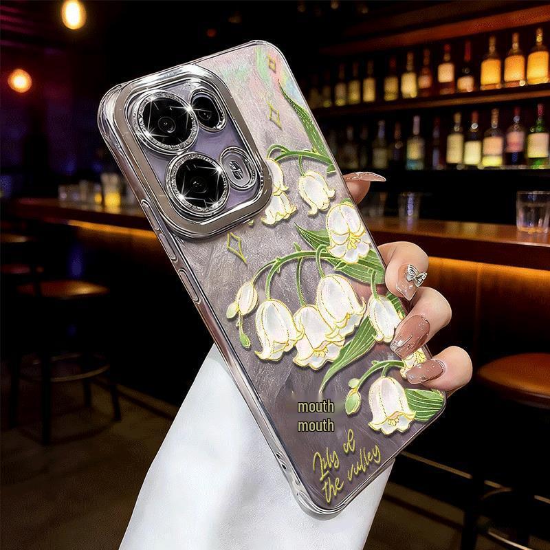 White Lily Phone Case for Redmi Note 15/Xiaomi 17 Pro Max/K90 Pro Max