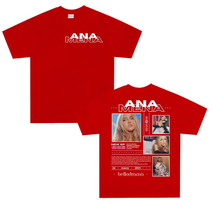 

Singer ANA UnisexA Tour 2025 new album T Shirt Unisex Womens 100 Cotton Oversized Tshirts Retro Aesthetic Fashion Tshirt Streetwear S