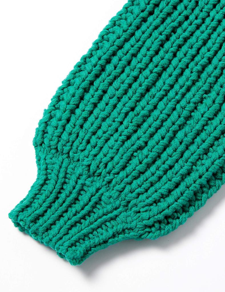 Snidel Zopfstrick-Top SWNT185066 Japanische Größe F Damen Grün, (Freie Größe)