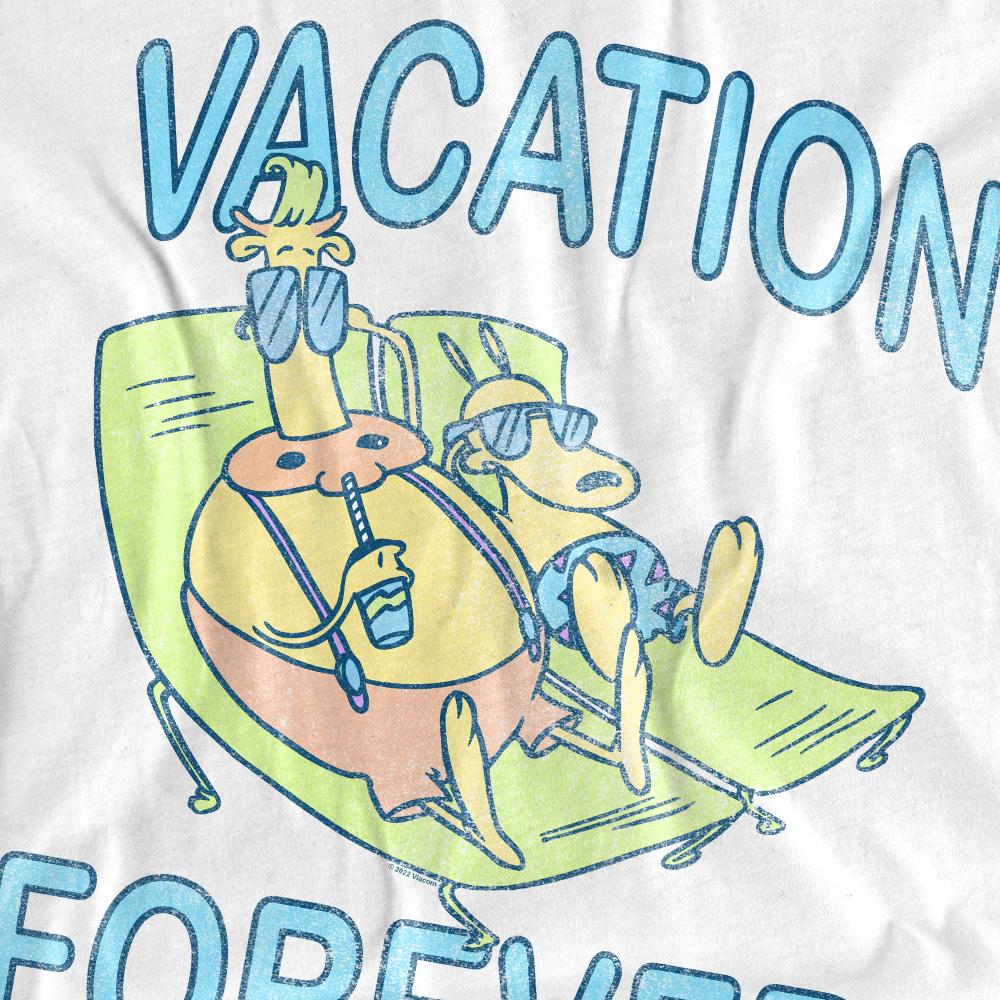 Rocko's Modern Life Unisex Adult Vacation Forever T-Shirt