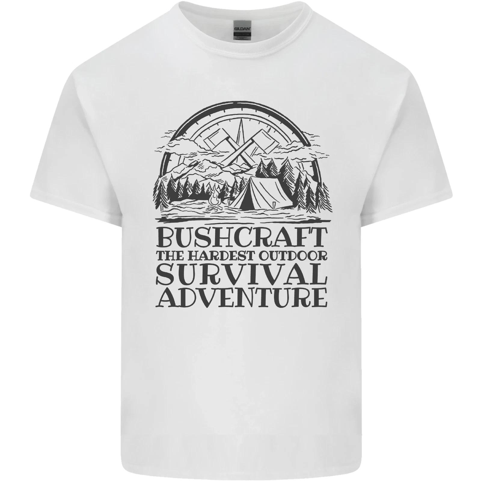 

Bushcraft Outdoor Survival Adventure Kids T-Shirt Childrens S