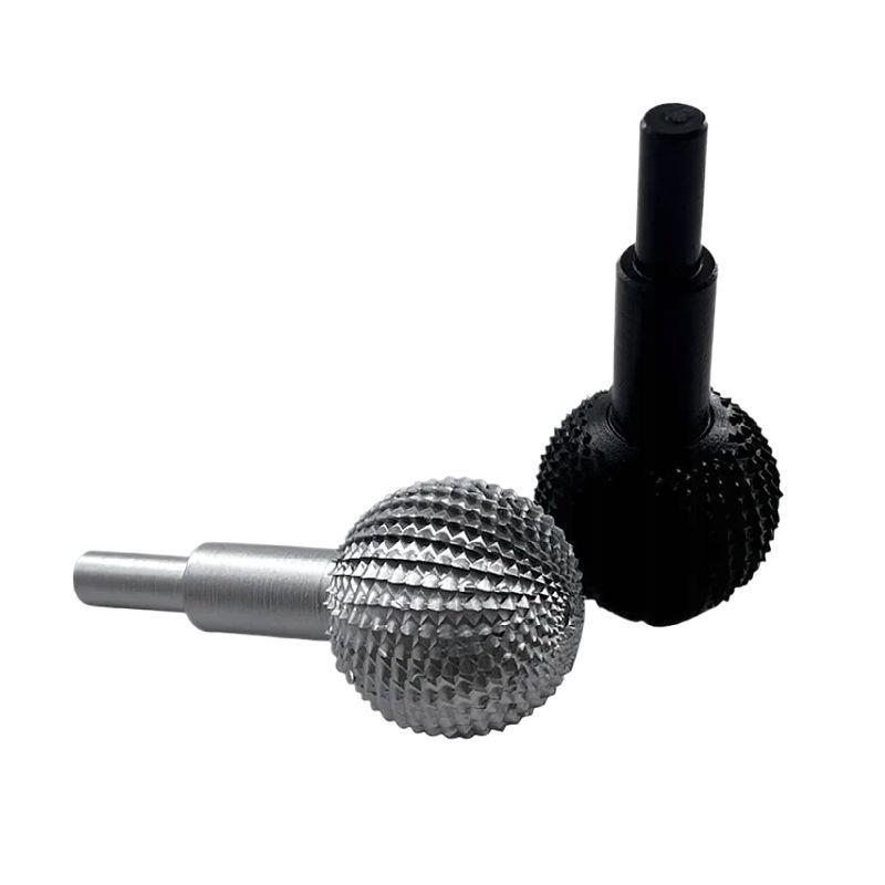 Woodworking Sphere Rotary Burr Ball Wood Carving Grinding Head Rotary Burr Ball Gouge Grinding Head For Grinding Marking