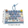 Clear Key Sounds 26 Keys Keyboard Keychain Candy Color Keycap Keychain  Backpack Decor