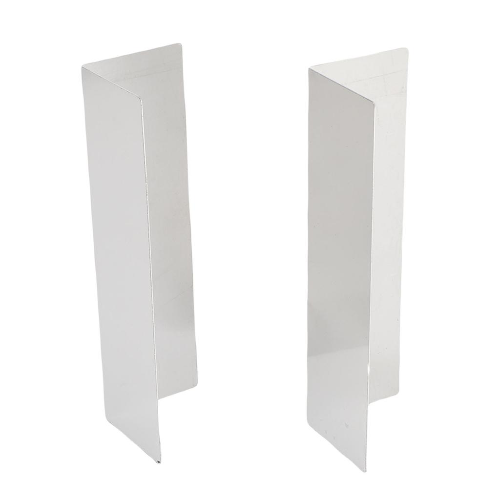 4 Peças Protetores de Vedação de Porta de Garagem Vedação Contra Intempéries Alumínio para Interior Exterior Casa 5,91 X 1,77 Polegadas