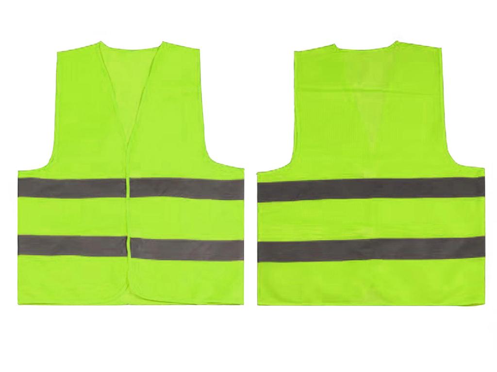 Fluorescent Reflective Safety Vest for Construction and Road Workers