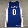 Philadelphia 76ers 0 Tyrese Maxey Basketball Jersey Men Women Breathable Sportswear Fall Winter