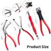 4 Pieces Electrical Disconnect Pliers For Cars, Automotive Electrical Plug Connector Disconnect Tool And Connector Separator And Hose Clamp Pliers