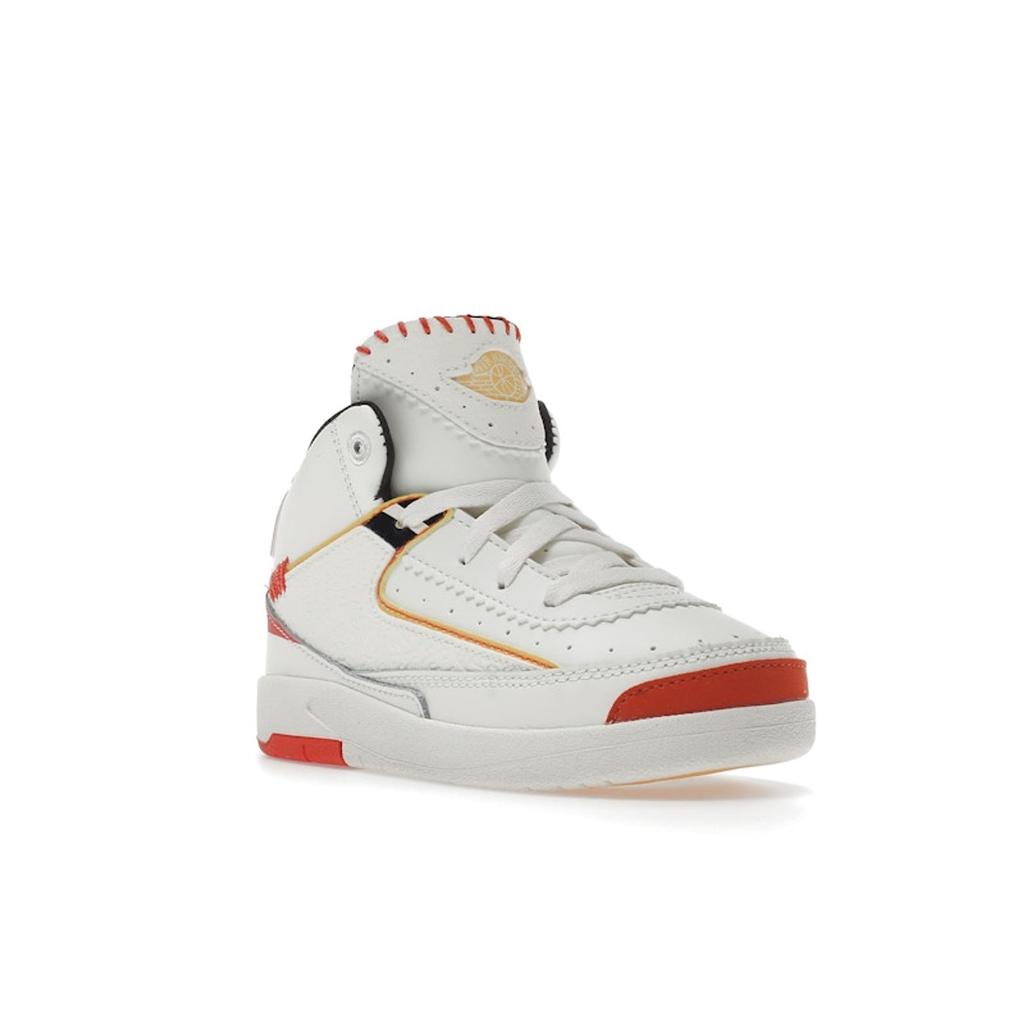 Maison Château Rouge X Air Jordan 2 TD United Youth International Baby Sneakers Cream Sail Citron-Pulse DO5274-180