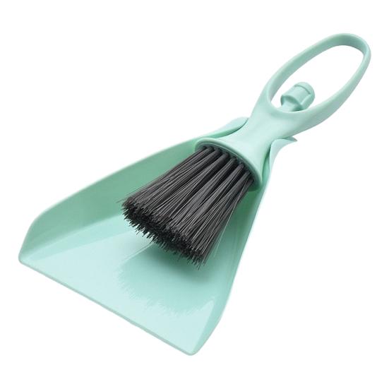 Σετ Βούρτσες Καθαρισμού 2 Τεμαχίων/Σετ Τρίχες Υψηλής Πυκνότητας Σκουπάκι Συμπαγές Μέγεθος Ελαφρύ Σκουπάκι με Φτυαράκι Φορητό Κιτ Καθαρισμού