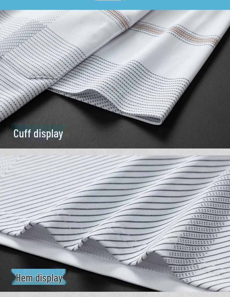 Summer 2024 Father's Day Polo Set for Middle-Aged Men - Short-Sleeve Sportswear for Dad (50-60 Years)