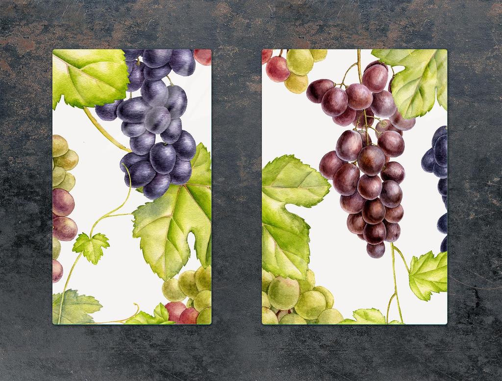 PIANO PROTETTIVO IN VETRO PER CUCINA 65x52 FRUTTA