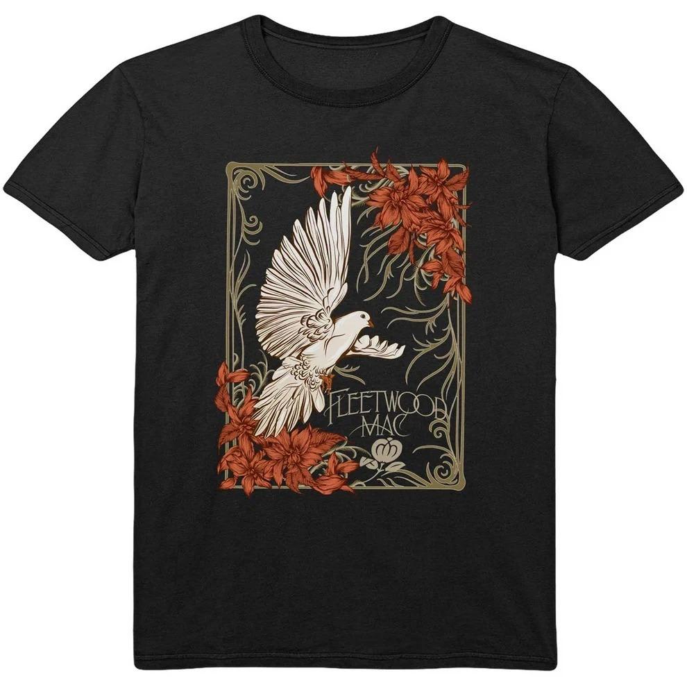 Rock Band Fleetwood Mac Cotton Album Cover Graphic Tshirt Men Women Shirts 2026 New Summer Spring Hiphop Y2k Fashion Shirt