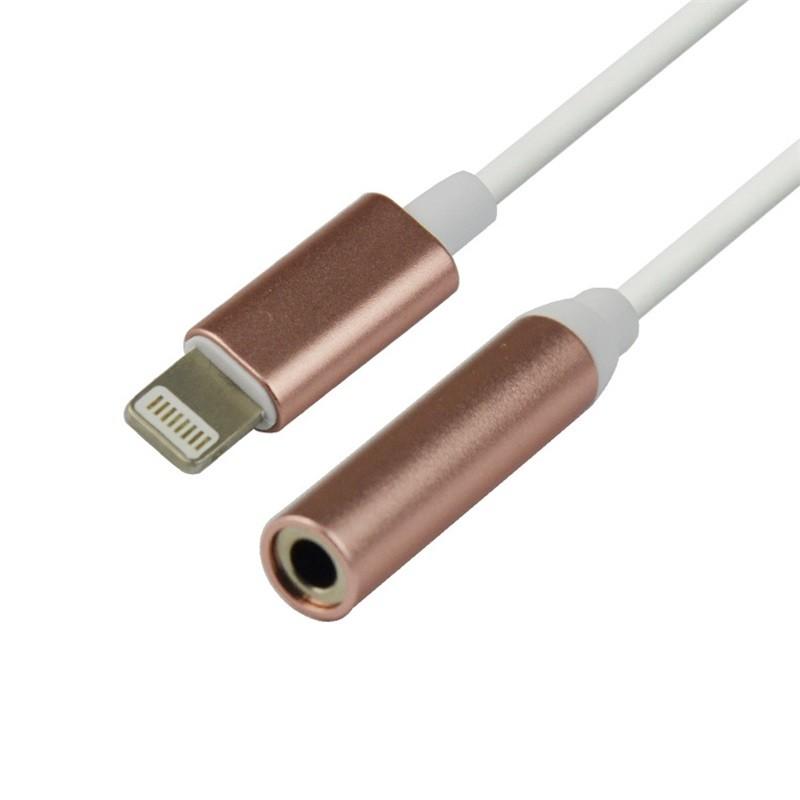 

Typec To 35mm Audio Adapter For Phones With Digital And Analog Ports Rosegold