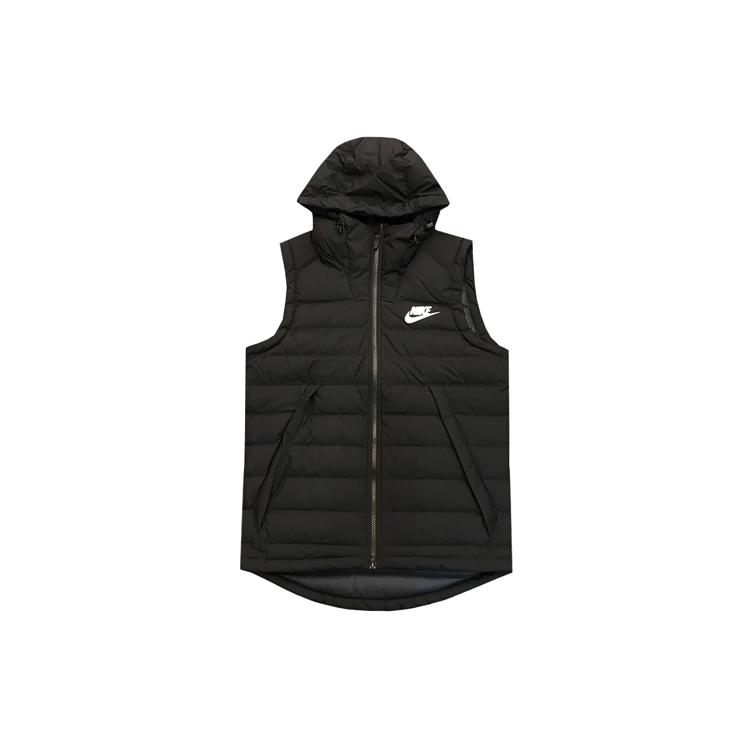 Nike Down Jackets Men s Black Hooded Moderate Other AJ7951-010 L