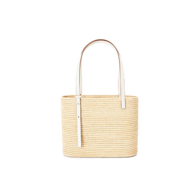 Loewe Cesta Quadrada Bolsa Pequena Natural/Branco Bolsas Femininas Creme A223099X08-2163