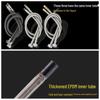 304 Stainless Steel Braided Flexible Hose for Kitchen Faucet - Hot/Cold Inlet Pipe