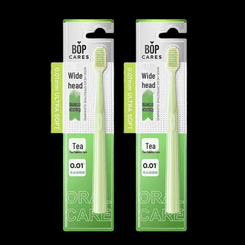 Pop CARES Wide Head Soft Bristle Gum Protection Toothbrush