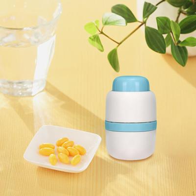 Pill Cutter Tablet Splitter Multipurpose Holder Portable Box Container Grinder for