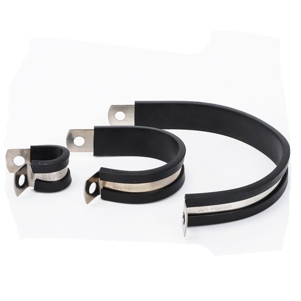 R-type Wiring Hose Clamp Useful Pipe Mounting Fix Bracket  Hardware Electrical Fittings