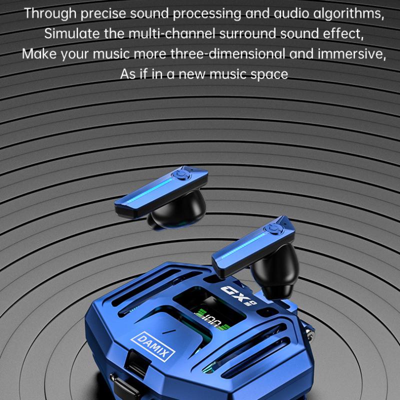 Nowy model prywatny Mechaniczna czułość metalu TWS Opóźnienie redukcji szumów Bezprzewodowy Bluetooth 5.3