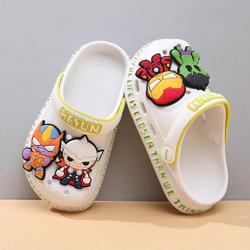 Stylish Eva Lightweight Kids Summer Slipon Sandals With Antislip Soft Sole For Boys