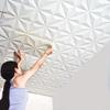 35*35cm 3D Foam Ceiling Waterproof Self-adhesive Wall Stickers Anti-collision Peel and Stick Background Wallpaper Bed Room Decor