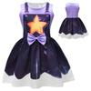 Girls Lily Cosplay Bow Dress With Free Mask Summer Outfits For Kids Halloween Carnival Party Costume Beautiful Princess Dress