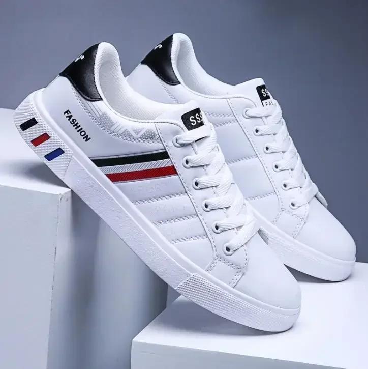 

Новые мужские кроссовки белые повседневные туфли мужские оригинальные легкие роскошные туфли для мужчин дышащие туфли на платформе балетки chaussure hommes 39 черный белый