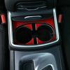 Center Cup Holder Panel Trim Cover for Dodge Charger 2015- Red Carbon Fiber