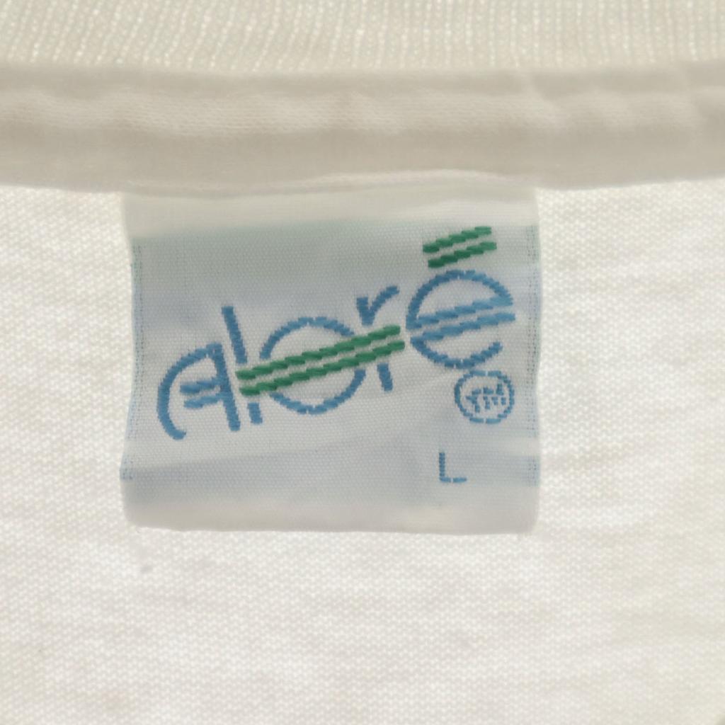 AIORE 90s Made In USA Old Short Sleeve T-shirt L White Single Stitch Men's Used