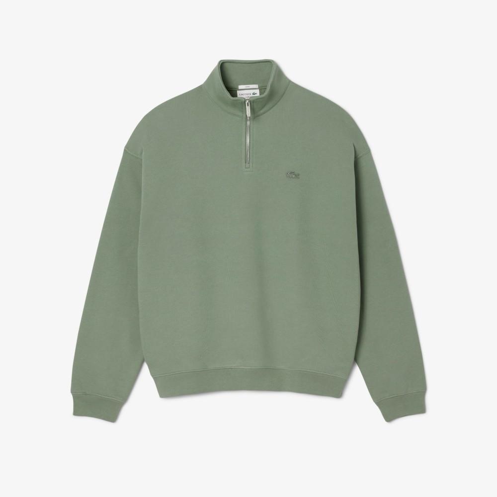 [lacoste] Men's Loose Fit Half-Zip Pullover SH7759-55NS86