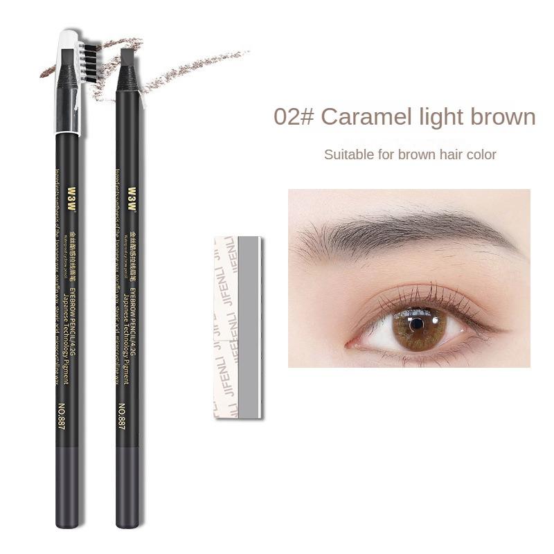 Crayon à sourcils fileté pour tatouage, imperméable, résistant à la sueur, anti-taches, naturel et lisse, ne se décolore pas, maquillage