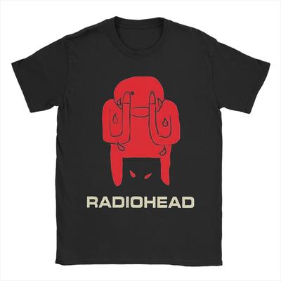Radiohead T-Shirt Men  Fashion Cotton Tees Round Collar Short Sleeve T Shirts Printed Clothing