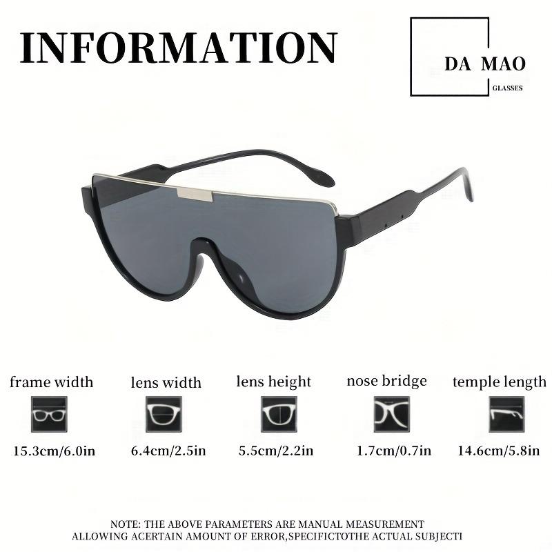 Unisex Oversized Square Fashion Glasses Sleek Minimalist Design for Men & Women Fashion Accessory Stylish Eyewear