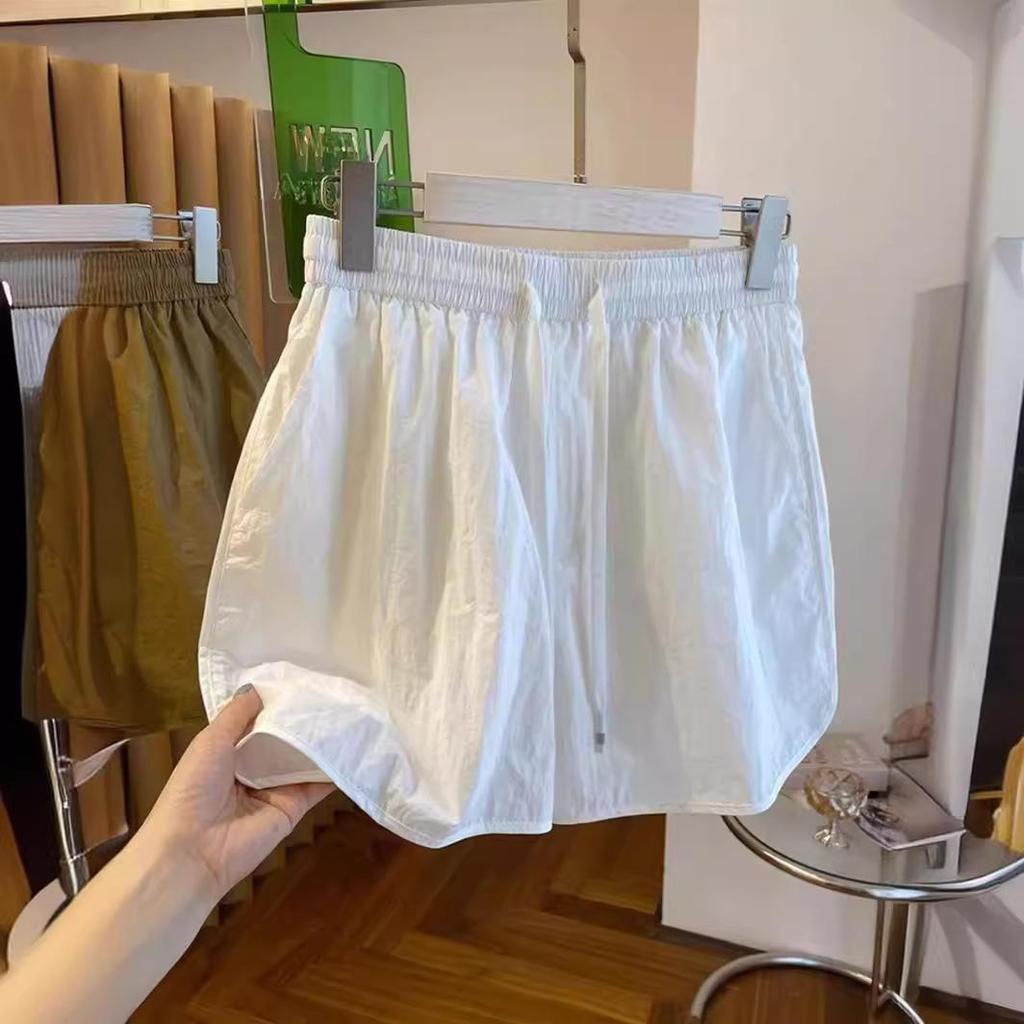 2024 Women's Quick-Dry High Waist Loose Sports Shorts - Slim Fit, Elastic, Wide-Leg, All-Match Summer Casual Wear