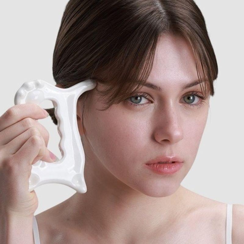 Perlenpflege S-Line Keramik Gua Sha Massagegerät