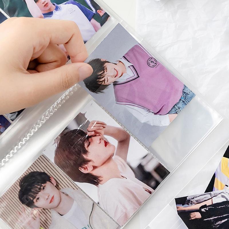 Transparent Photo Album Collect Book Photocard Holder Kpop Photo Album Binder Sheets Creative Photo Albums Picture Card Holder