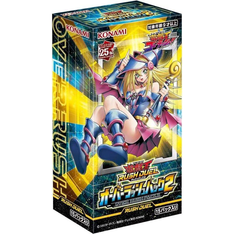 

Konami Yu-Gi-Oh OCG Rash Duel Over Rush Pack 2 Box TCG JAPAN ОФИЦИАЛЬНЫЙ