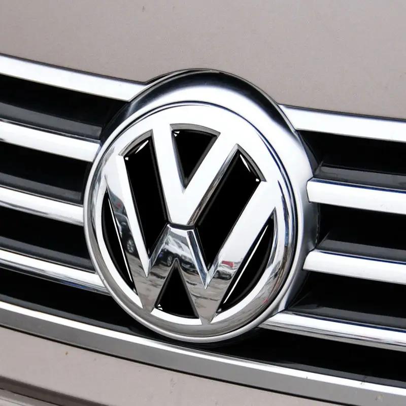 JQTYB1 For VW Volkswagen Jetta MK5 Golf Car Emblem Stickers Suitable for VW Volkswagen CC 2013-2018 Front And Rear Car Emblem Stickers