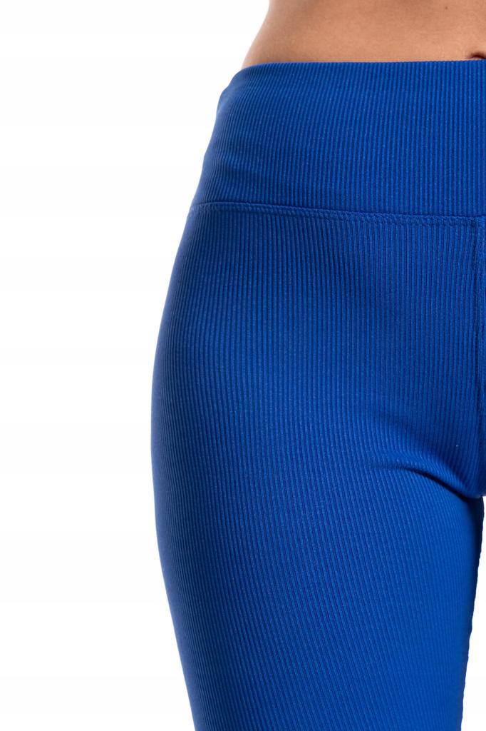 Gerippte Radhose mit hoher Taille Sportstrumpfhose MORAJ L/XL dunkelblau