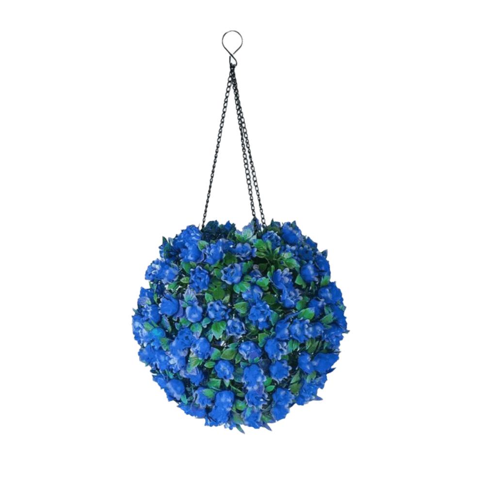 Decorative Lights Grass Ball Green Plant Hanging Decor Artificial Flower Balls Courtyard Decor