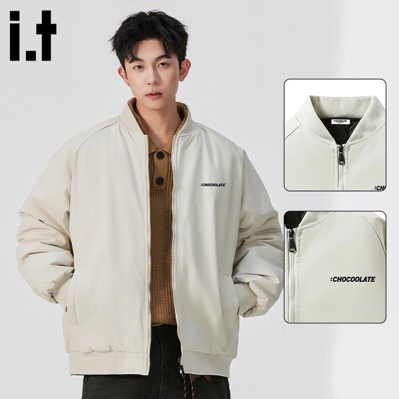 

CHOCOOLATEit Men s Baseball Collar Padded Jacket XL